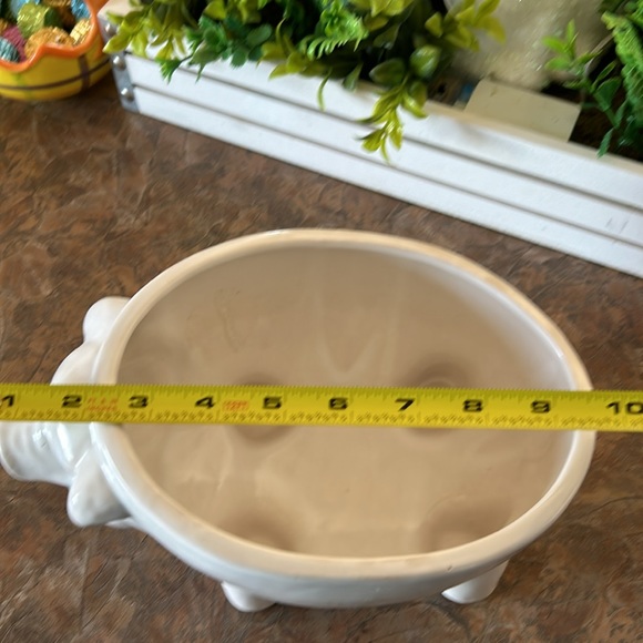 I Home ceramic pig planter - Picture 8 of 9